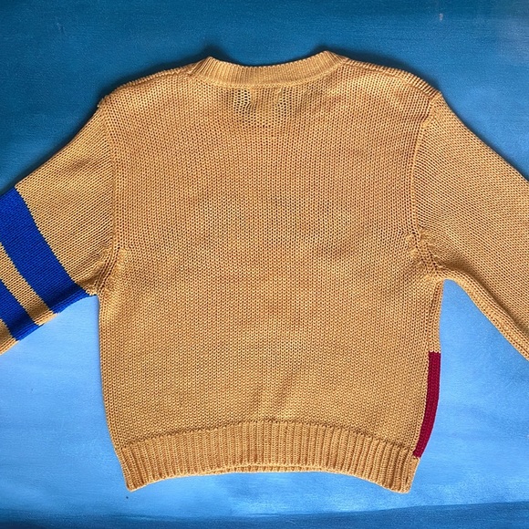Vintage 90s Verenza Sports Knit Sweater Color Block - Picture 9 of 13